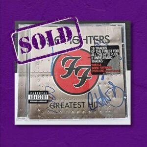 Foo Fighters Signed CD - Sold