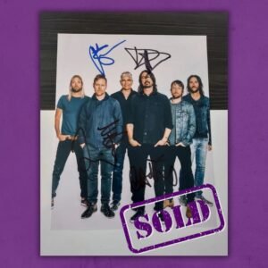 Foo Fighters Hand-signed photo - SOLD
