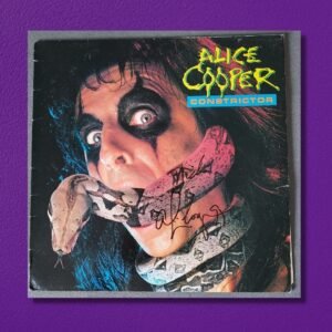 Signed Alice Cooper Signed Vinyl - Music Memorabilia