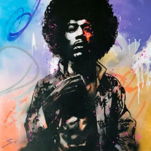 Jimi Hendrix Art work