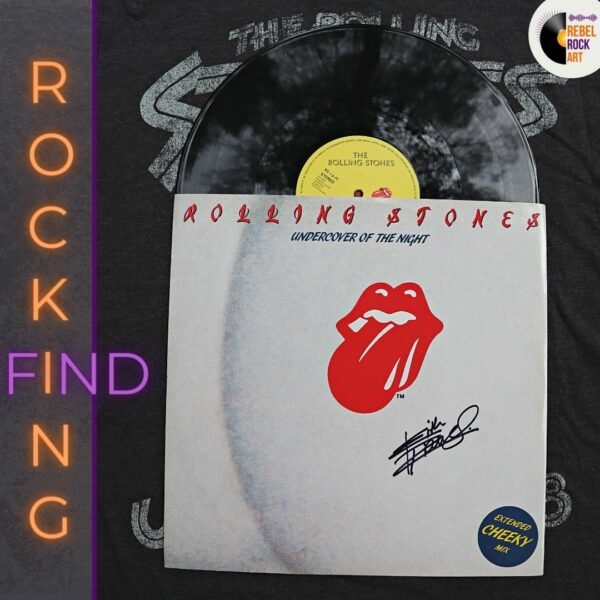 Rolling Stones Signed Vinyl By Keith Richards