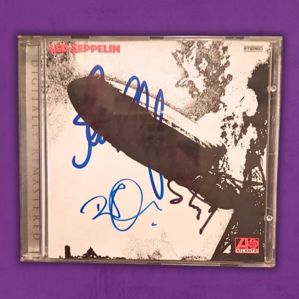 Led Zeppelin hand-signed CD