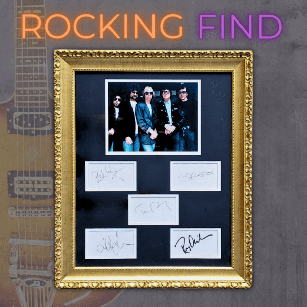 Travelling Wilburys Signed and Framed Display