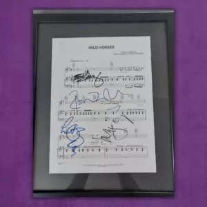 The Rolling Stones Hand-Signed Sheet Music