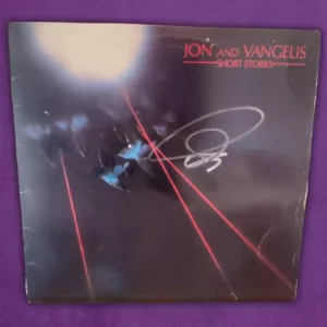 Jon and Vangelis signed vinyl stories