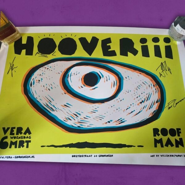 Hooveriii hand-signed poster