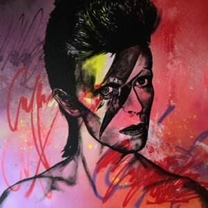 David Bowie Starman Artwork by artist Sergi Mestres