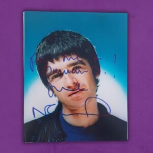 Noel Gallagher photo hand-signed by the man himself.