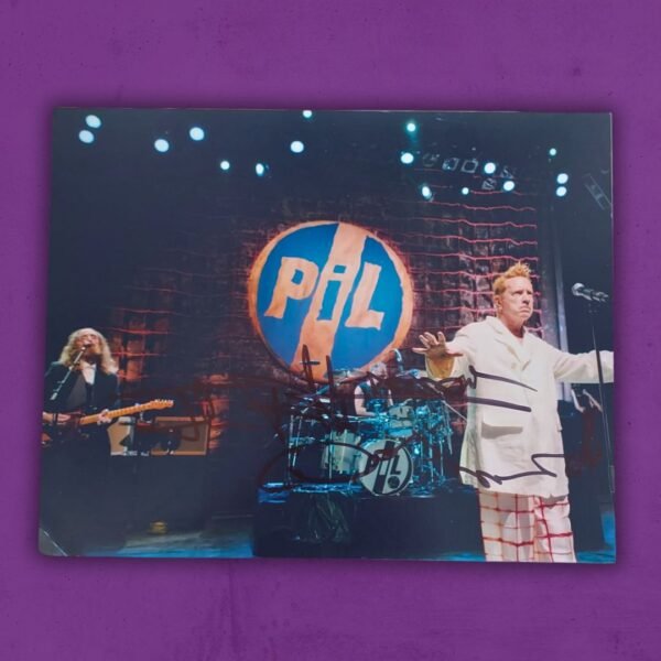 Pil Photo Hand-Signed by John Lydon