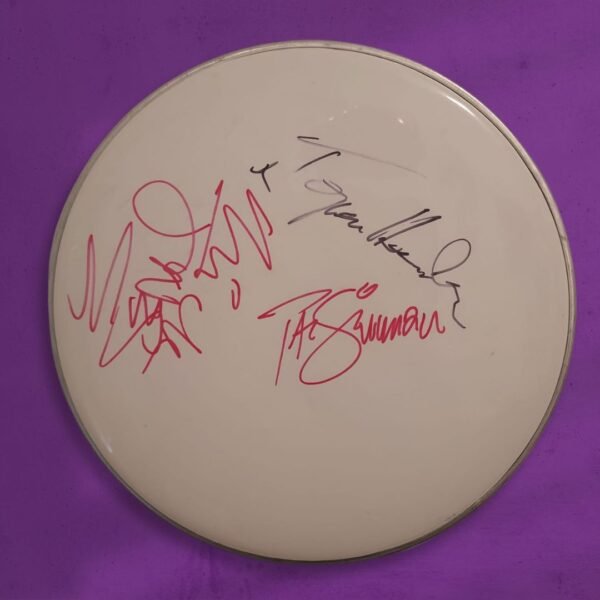 The Clash Hand Signed Drum Skin