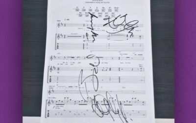 Walk On by U2 Hand-Signed Sheet Music